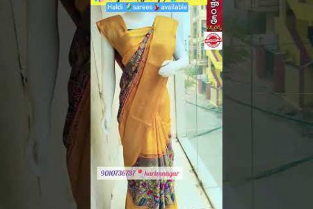 Wholesale shop📍karimnagar 🥻Srikanth textiles🛍#haldisarees #groupsarees #uniformsarees